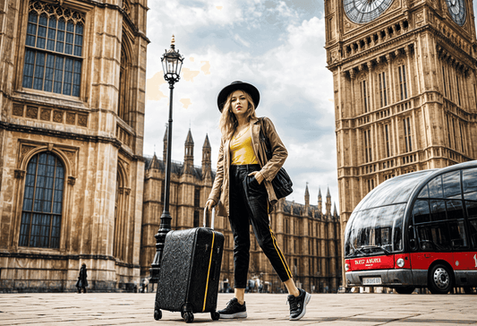 A_woman_exploring_the_world_in_a_chic_yet_comfortable_outfit__perfectly_blending_style_and_comfort_to_enhance_her_unique_persona - The Fashion Project